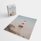 Beachy head lighthouse at Seven Sisters in the UK - coastal heritage - summer travel photography Jigsaw Puzzle Gallery Image 2