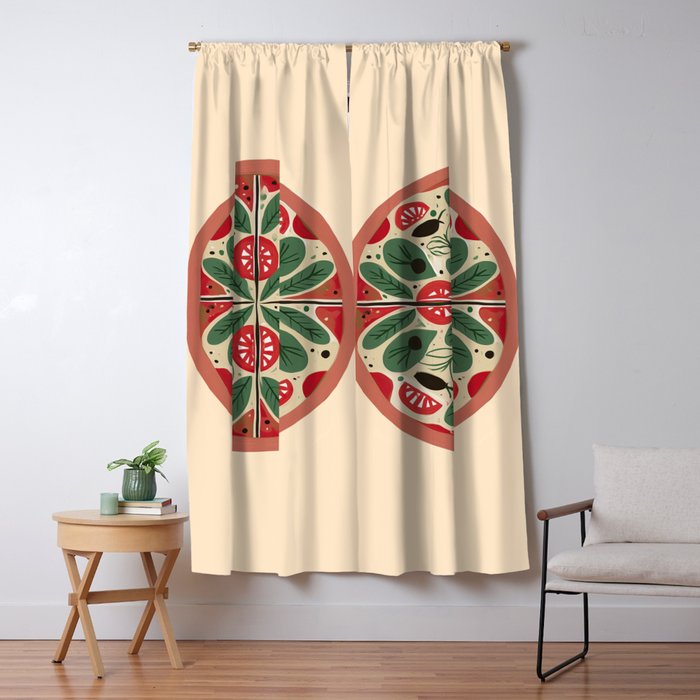 Pizza Party Window Curtain Gallery Image 5
