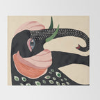 Colorful Elephant Throw Blanket Gallery Image 2