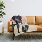 Colorful Elephant Throw Blanket Gallery Image 1