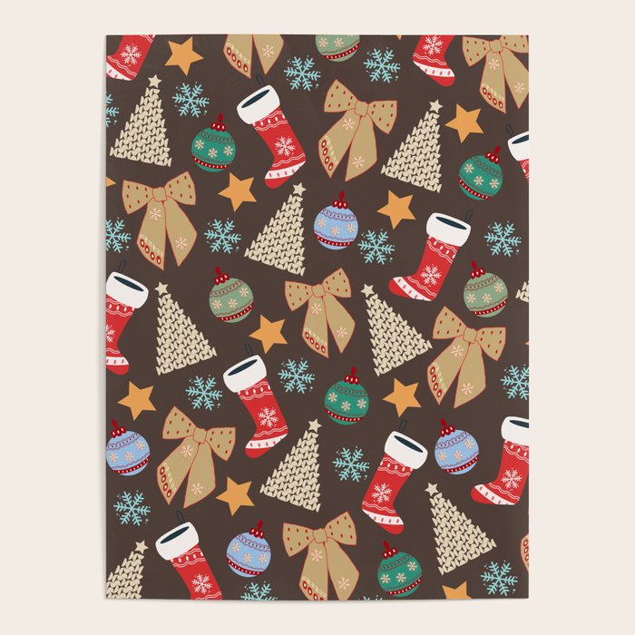 Cute Christmas Brown Poster Gallery Image 4