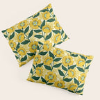 Yellow flower garden Pillow Sham Gallery Image 3