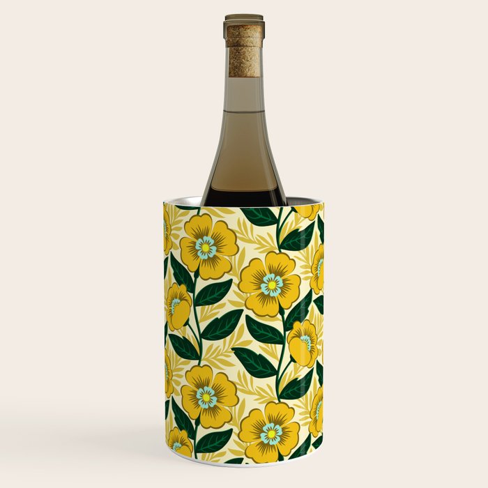 Yellow flower garden Wine Chiller Gallery Image 1