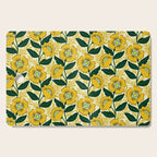 Yellow flower garden Cutting Board Gallery Image 1