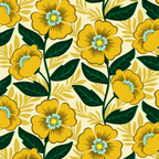 Yellow flower garden Coffee Mug Gallery Image 2