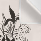 Cheetah Symmetry lines  Wall Tapestry Gallery Image 3