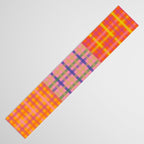 Colorful Eclectic Gingham Patchwork Pattern Table Runner Gallery Image 3