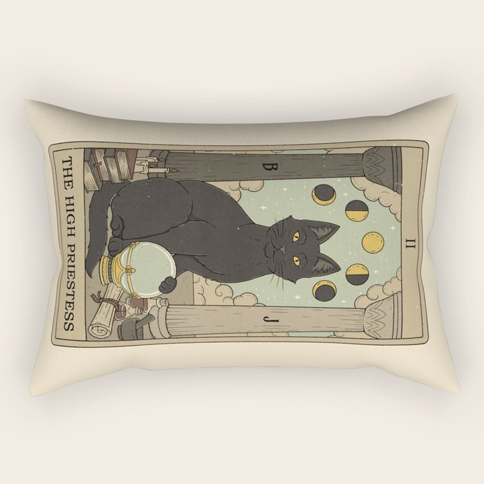 The High Priestess Rectangular Pillow Gallery Image 2