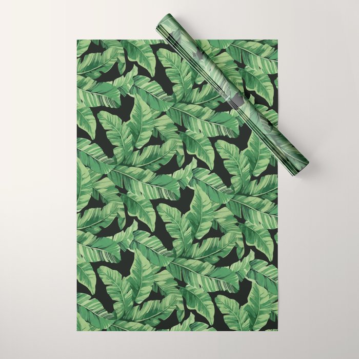 Tropical banana leaves II Wrapping Paper Gallery Image 1