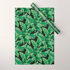 Tropical banana leaves II Wrapping Paper Gallery Image 1