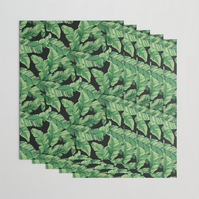 Tropical banana leaves II Wrapping Paper Gallery Image 3