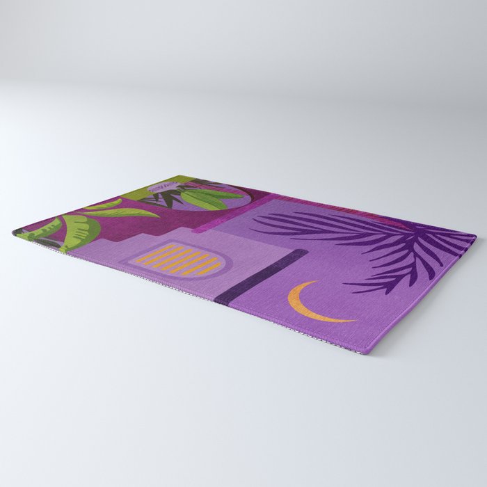 Purple Moonlight Villa  Rug Gallery Image 3
