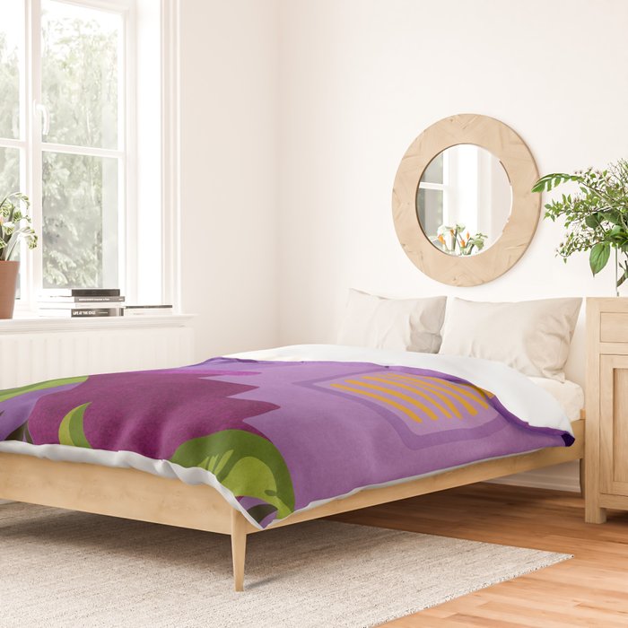 Purple Moonlight Villa  Duvet Cover Gallery Image 2