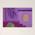 Purple Moonlight Villa  Welcome Mat Gallery Image 1
