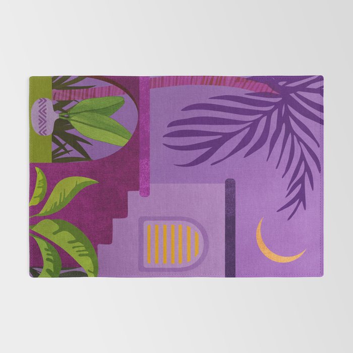 Purple Moonlight Villa  Rug Gallery Image 2