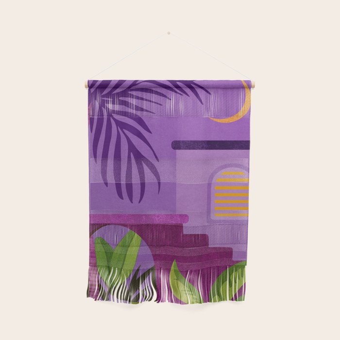 Purple Moonlight Villa  Wall Hanging Gallery Image 1