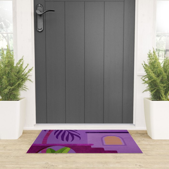Purple Moonlight Villa  Welcome Mat Gallery Image 3