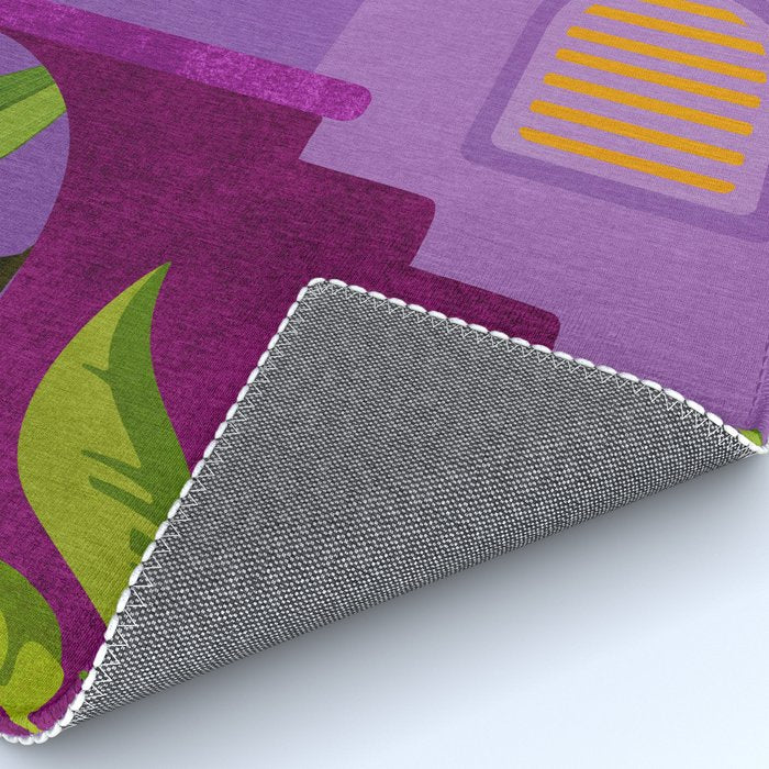 Purple Moonlight Villa  Rug Gallery Image 4