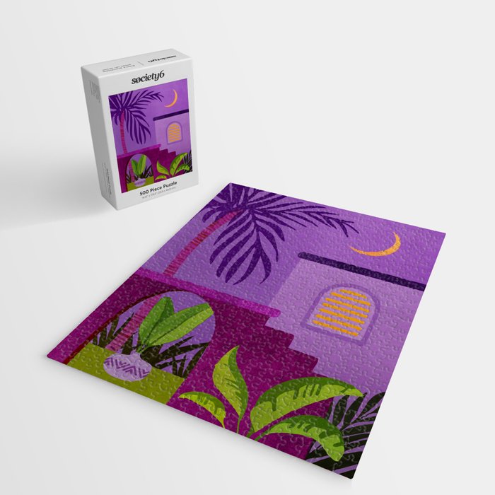 Purple Moonlight Villa  Jigsaw Puzzle Gallery Image 2