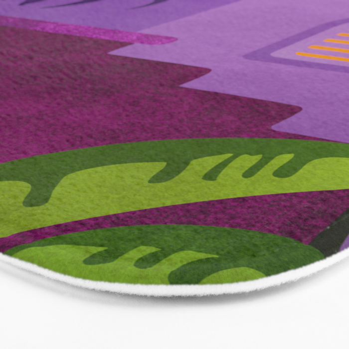 Purple Moonlight Villa  Bath Mat Gallery Image 3