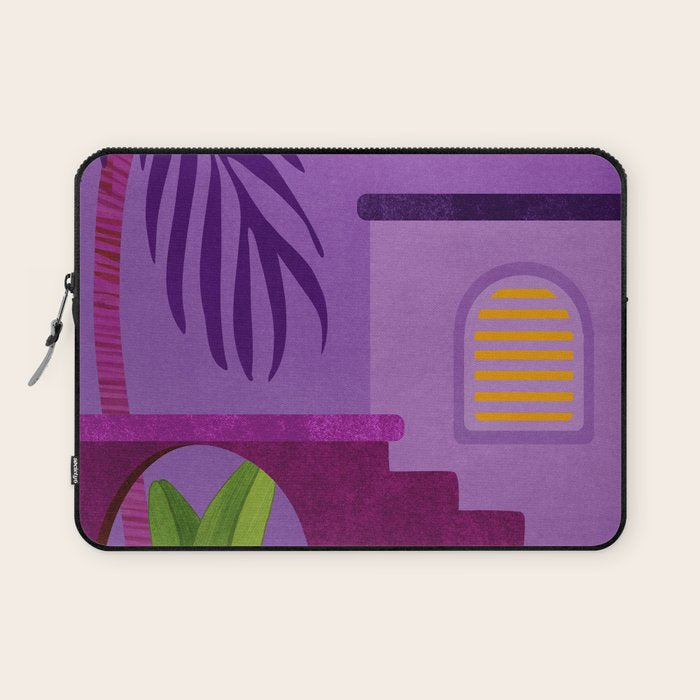 Purple Moonlight Villa  Laptop Sleeve Gallery Image 1
