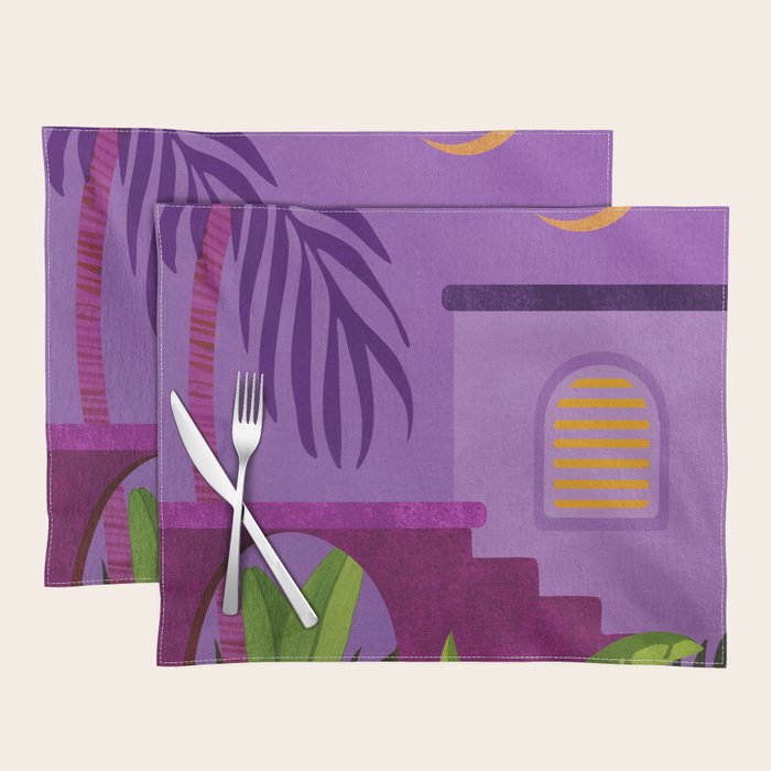 Purple Moonlight Villa  Placemat Gallery Image 1