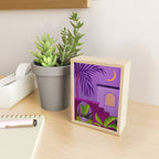 Purple Moonlight Villa  Mini Art Print Gallery Image 2