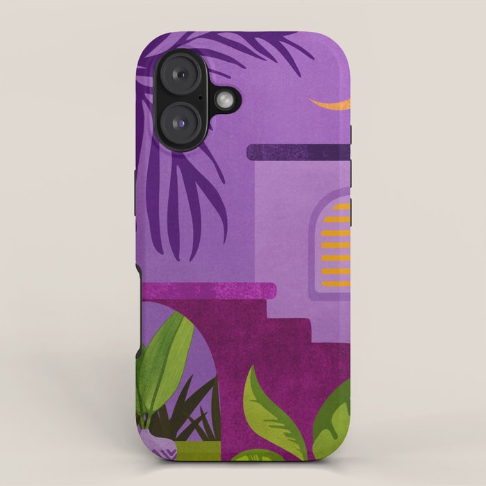 Purple Moonlight Villa  iPhone Case Gallery Image 1