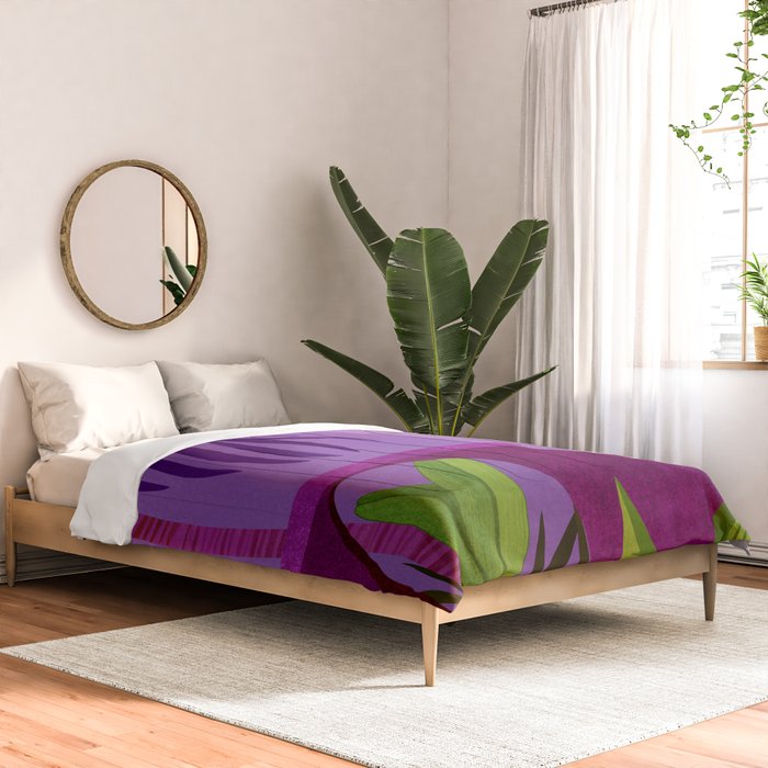 Purple Moonlight Villa  Comforter Gallery Image 2