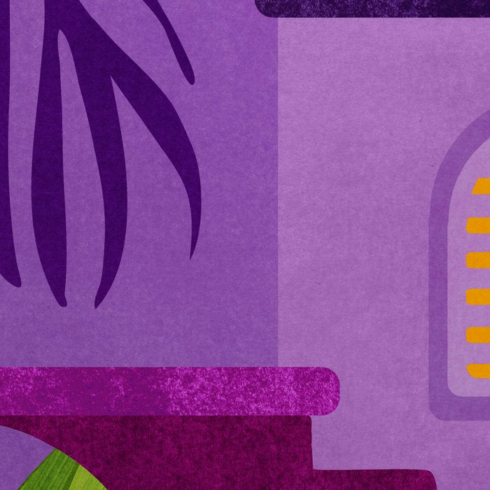Purple Moonlight Villa  Coffee Mug Gallery Image 2