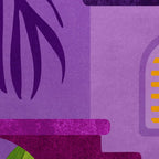 Purple Moonlight Villa  Coffee Mug Gallery Image 2