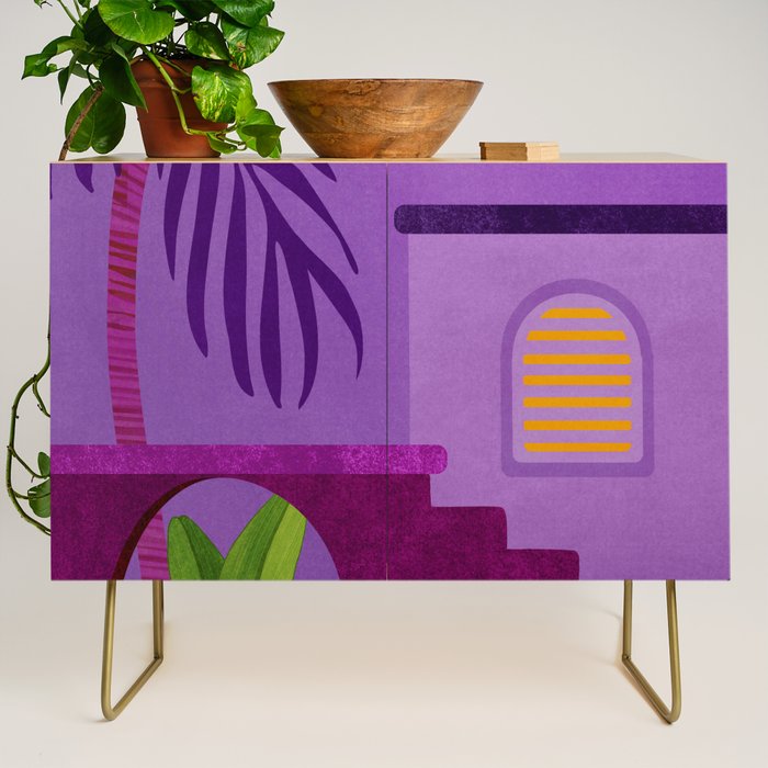 Purple Moonlight Villa  Credenza Gallery Image 1