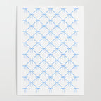 Bows & Ribbons Pattern VII Baby Blue Poster Gallery Image 4