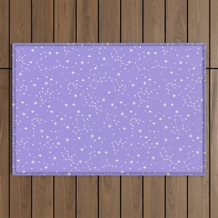 Purple Constellations Outdoor Rug Gallery Image 1