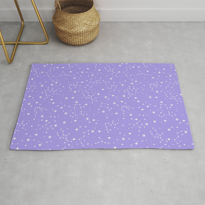 Purple Constellations Rug Gallery Image 1