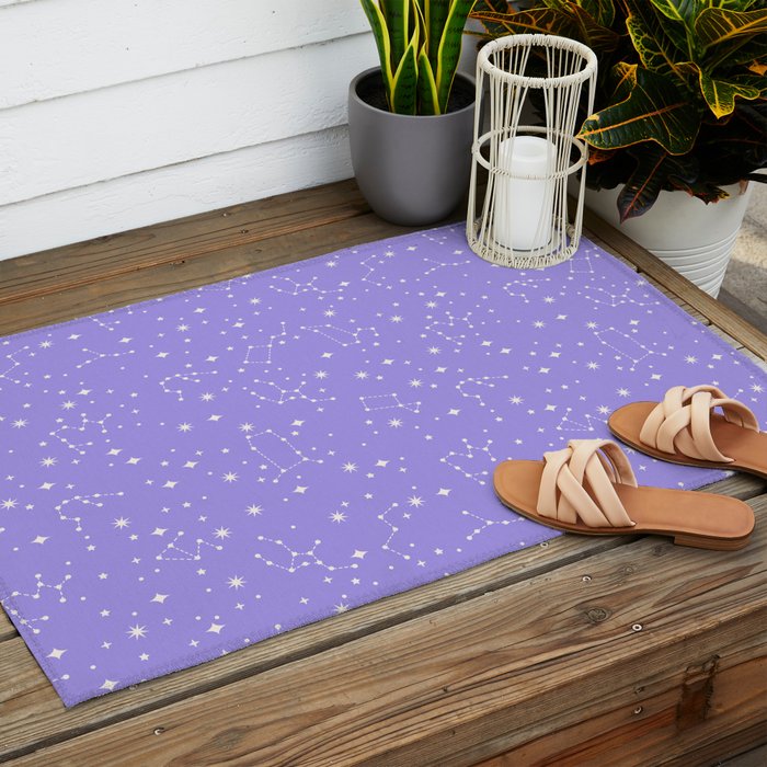 Purple Constellations Outdoor Rug Gallery Image 2