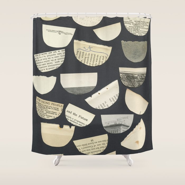 Free Words Shower Curtain Gallery Image 1