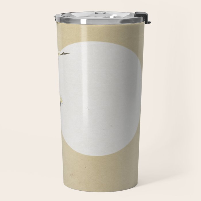 Plum blossoms, bird and the moon Type A (Minhwa: Korean traditional/folk art) Travel Mug Gallery Image 2