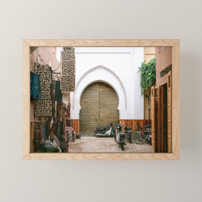 Medina of Marrakech | Morocco Travel Photography Mini Art Print Gallery Image 1