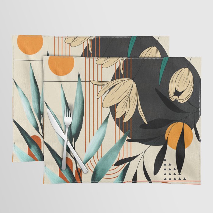 Petals Garden Geometry 1 Placemat Gallery Image 1