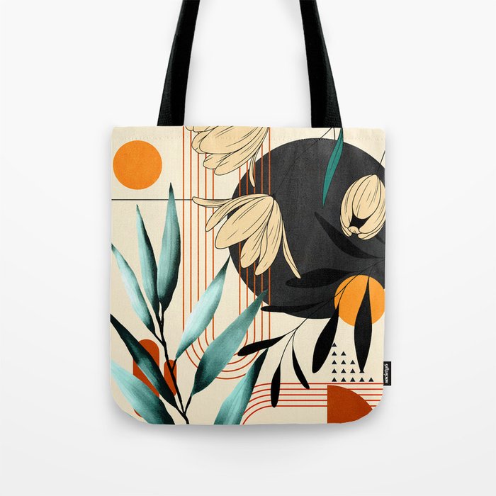 Petals Garden Geometry 1 Tote Bag Gallery Image 1