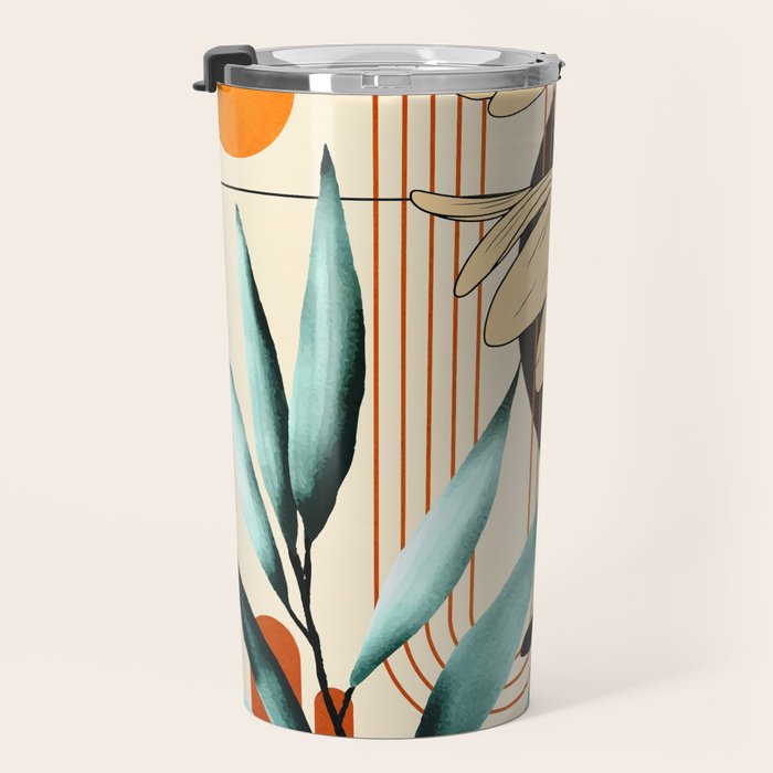 Petals Garden Geometry 1 Travel Mug Gallery Image 3