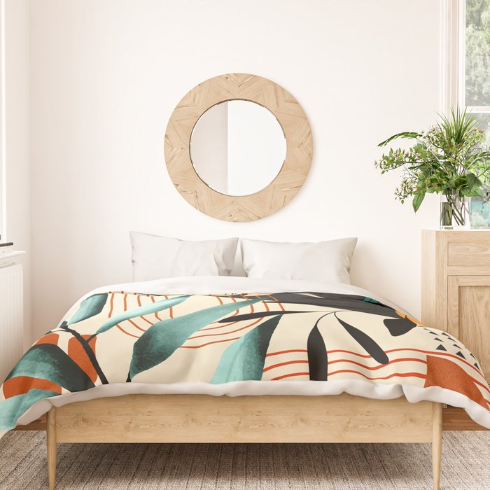 Petals Garden Geometry 1 Duvet Cover Gallery Image 3