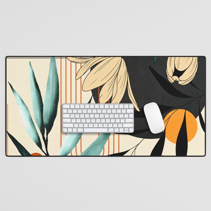 Petals Garden Geometry 1 Desk Mat Gallery Image 1