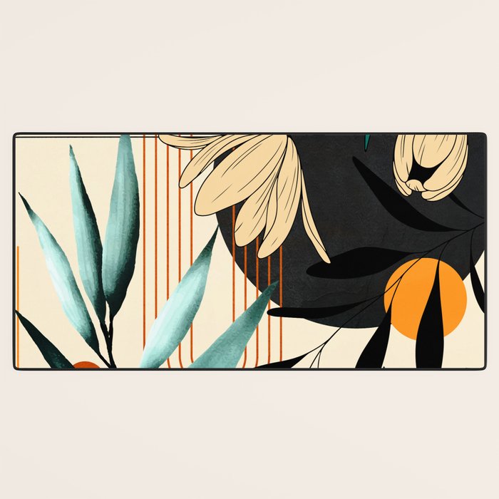 Petals Garden Geometry 1 Desk Mat Gallery Image 3