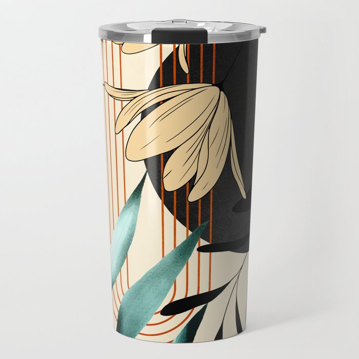 Petals Garden Geometry 1 Travel Mug Gallery Image 1
