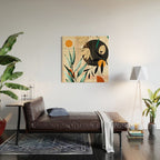 Petals Garden Geometry 1 Wood Wall Art Gallery Image 2