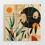 Petals Garden Geometry 1 Wood Wall Art Gallery Image 1