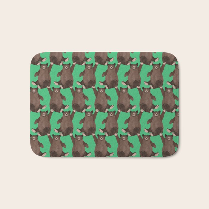 Hello Bear Bath Mat Gallery Image 1