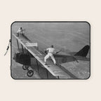 Tennis Players In Flight Gladys Roy And Ivan Unger Laptop Sleeve Gallery Image 1
